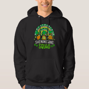 Shenanigans Squad St patricks day Gnomes Grönt Pro Hoodie