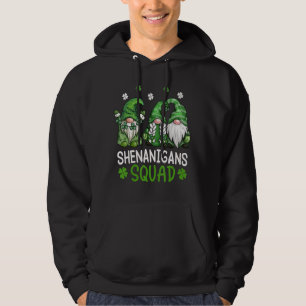Shenanigans Squad St patricks day Gnomes Grönt Pro Hoodie