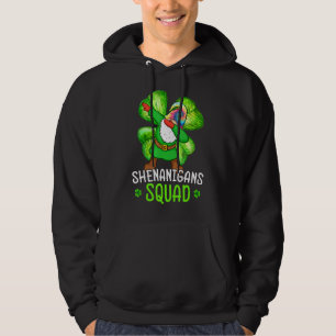 Shenanigans Squad St patricks day Gnomes Grönt Pro Hoodie
