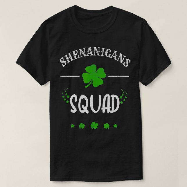 Shenanigans Squad St patricks day Gnomes Grönt Pro T Shirt (Design framsida)