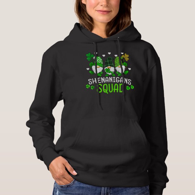 Shenanigans Squad St patricks day Gnomes Grönt Pro T Shirt (Framsida)