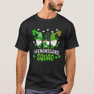 Shenanigans Squad St patricks day Gnomes Grönt Pro T Shirt