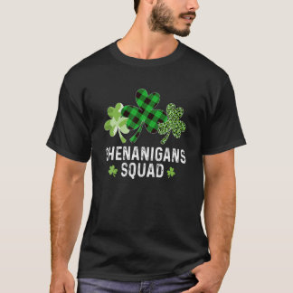 Shenanigans Squad St patrick's day Leopard Play S T Shirt