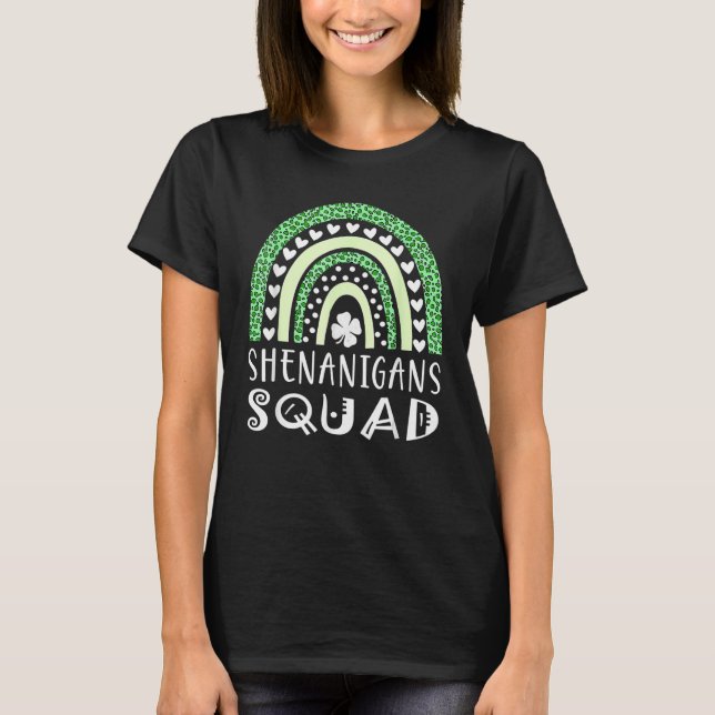 Shenanigans Squad St patrick's day Manar Women Kid T Shirt (Framsida)