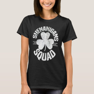 Shenanigans Squad St Patricks Day Roliga Irländska T Shirt