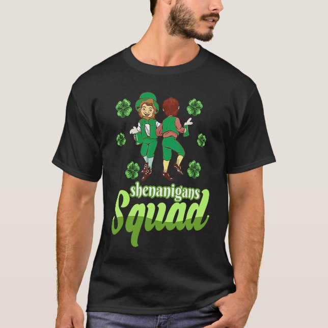 Shenanigans Squad St patricks day T Shirt (Framsida)
