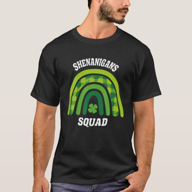 Shenanigans Squad St patrick's day T Shirt (Framsida)