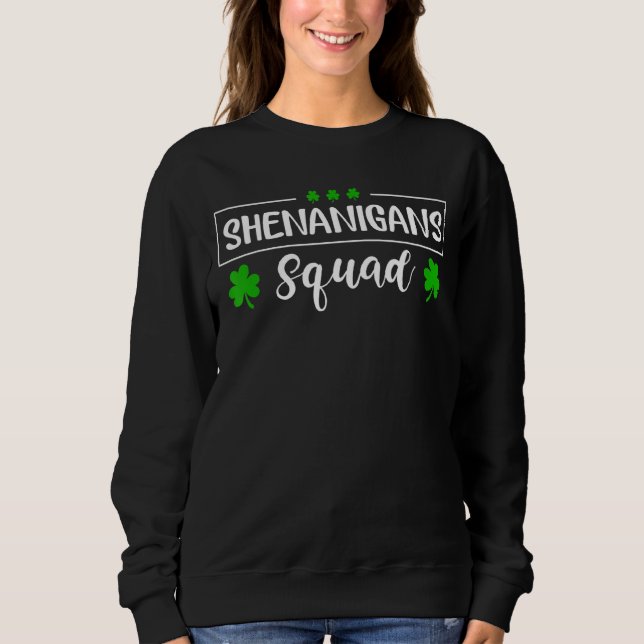 Shenanigans Squad St patricks day Teacher Grönt Pr T Shirt (Framsida)