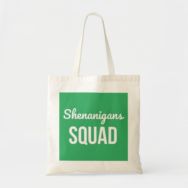 Shenanigans Squad St patrick's day Tygkasse (Framsidan)
