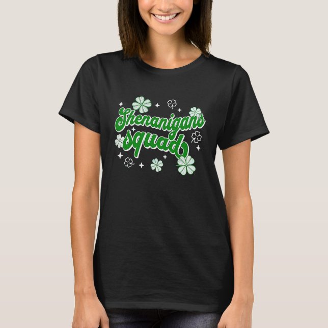 Shenanigans Squad T St patrick's day Shirt (Framsida)