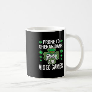 Shenanigans TV-spel Roliga Spelare St Patricks Da Kaffemugg