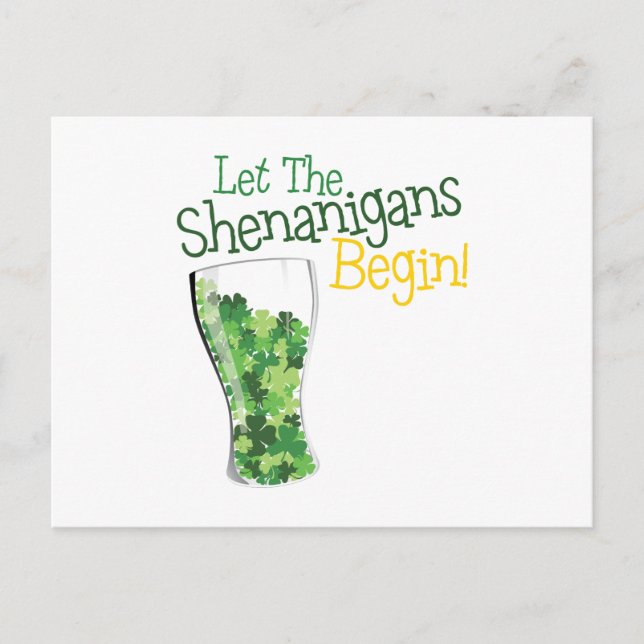 Shenanigans Vykort (Framsida)