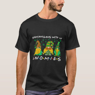 Shenanigans With My Gnomies St Patrick's Day Gnome T Shirt