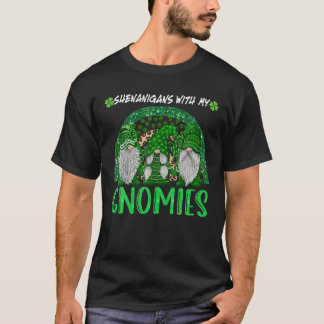 Shenanigans With My Gnomies St Patrick's Day Gnome T Shirt