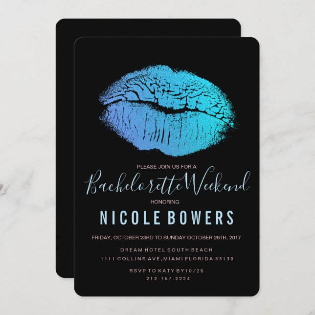 Shenaniganschema för möhippa-inbjudan inbjudningar (Fram/baksida)