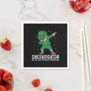 Shenanigator Dabbing St patrick's day Shenanigans Pappersservett