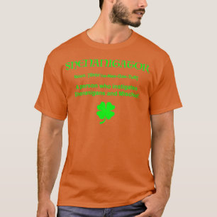 Shenanigator Fyrklövrare Saint patrick Day G T Shirt