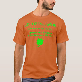 Shenanigator Fyrklövrare Saint patrick Day G T Shirt