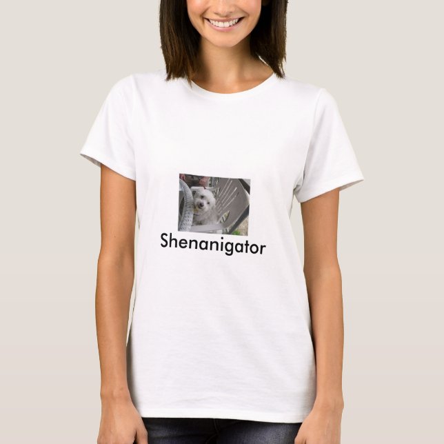 Shenanigator Havanese valp Tee Shirt (Framsida)