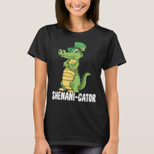 Shenanigator Saint patrick Day Irish Alligator Hon T Shirt