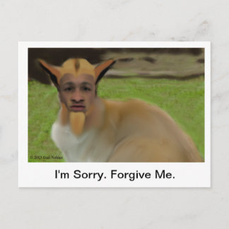 Shenart's Apology Card Vykort