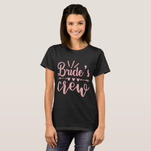 Shenietta Rosa Kalligrafi Brudtjej T-Shirt