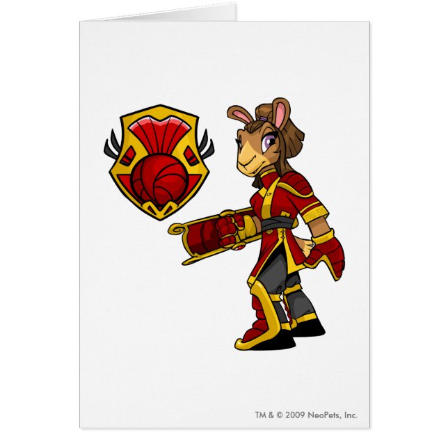 Shenkuu lagkapten 1 hälsningskort (Framsidan)