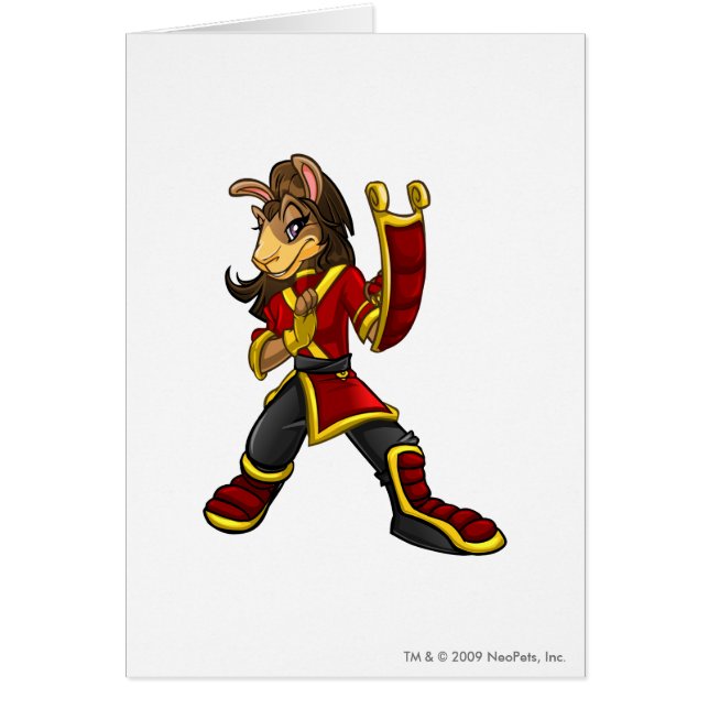 Shenkuu lagkapten 2 hälsningskort (Framsidan)