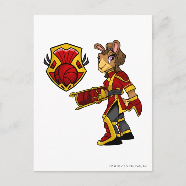 Shenkuu Team Kapten 1 Vykort (Framsida)