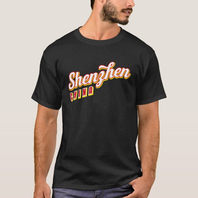 Shenzhen China T Shirt (Framsida)