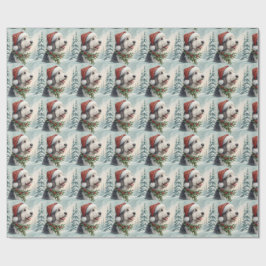 Shepadoodle julpapper