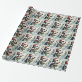 Shepadoodle julpapper