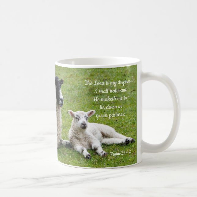 Shepherd and Sheep Flock Coffee Mugg (Höger)