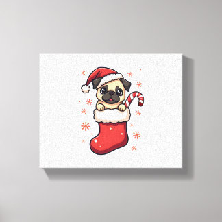 Shepherd Caroling Night Canvastryck