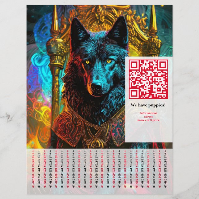 Shepherd Hund Flyer (Framsidan)