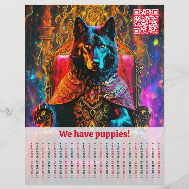 Shepherd Hund Flyer (Framsidan)