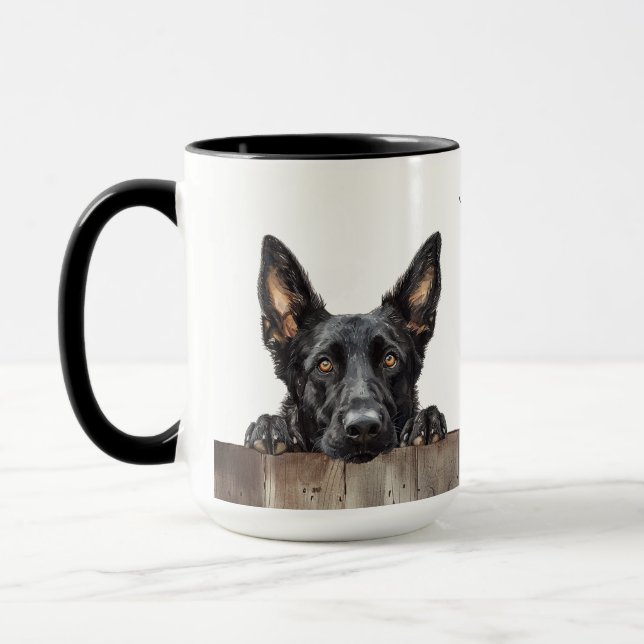 Shepherd Hund Mugg (Vänster)