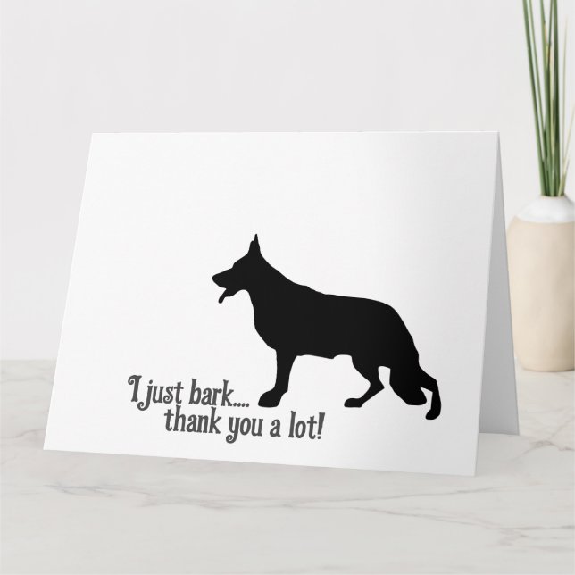 Shepherd Hund Tack Kort (Framsida)