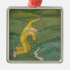 Shepherd in his Fält (av Eugeniusz Zak) Julgransprydnad Metall