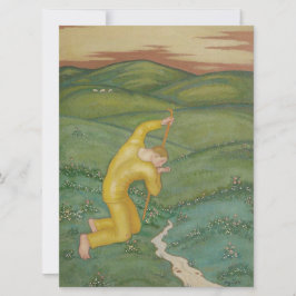 Shepherd in his Fält (av Eugeniusz Zak) Kort