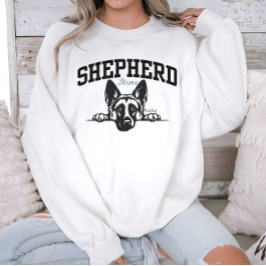 Shepherd Mamma för Stil-skript i College Varsity T Shirt