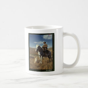 Shepherd med häst och hund på Gravelly Range Kaffemugg