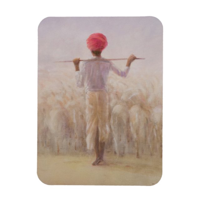 Shepherd och Flock Magnet (Vertikal)