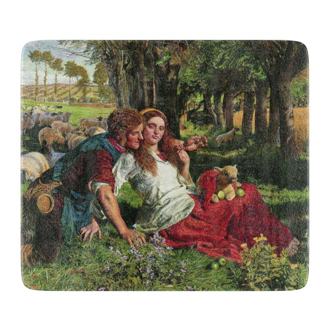 Shepherd och hans flickvän (av Holman Hunt) (Framsidan)