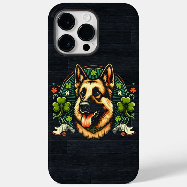 Shepherd St patrick's day Shepherd Hund Gift (Baksida)