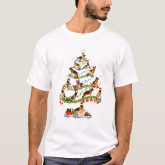 Shepherd Träd jul Candy T Shirt