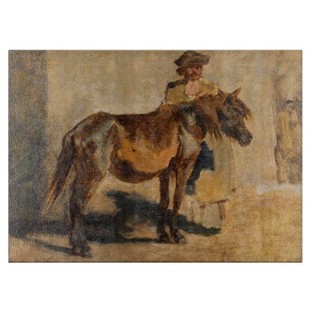 Shepherd With a Horse (Equestrian Art) (Framsidan)