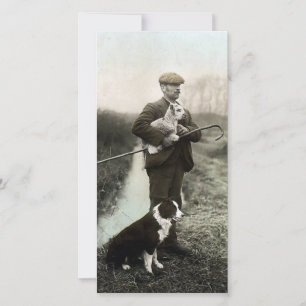 Shepherd With Lamb and Gräns Collie
