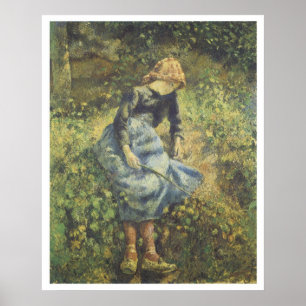 Shepherdes, 1881 Camille Pissarro Poster