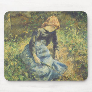 Shepherdes by Camille Pissarro, Vintage Fine Art Musmatta